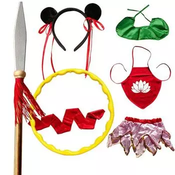 Детский костюм для косплея Нэчжа Красный реквизит для мальчика 100 красный