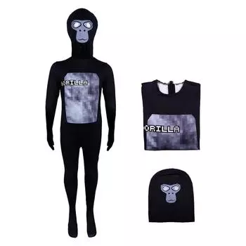 Детский костюм для косплея, праздничный костюм для выступлений, игровой костюм XXL чёрный