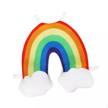 Детский костюм для косплея Rainbow на День детей для девочек и мальчиков, вечеринки, фестивали for S to M