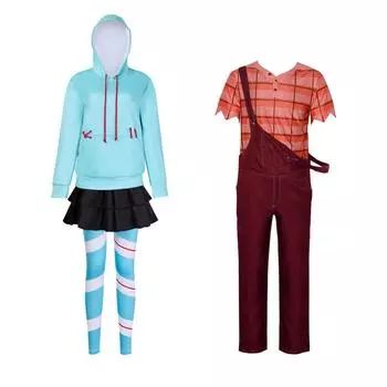 Детский костюм для сценического представления, ролевой игры в стиле мультфильма ужасов 110 синий