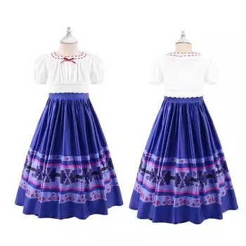 Детский костюм для выступления в стиле аниме-реалити-шоу, детское платье 100 фиолетовый