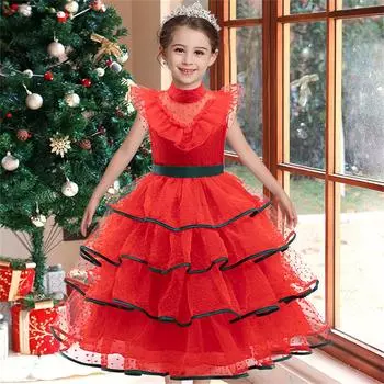 Детский костюм из 2 предметов, костюмы для косплея, полный комплект костюмов для выступлений 120 красный