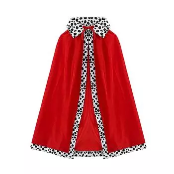 Детский костюм короля-императора на Хэллоуин, красный плащ, мантия короля-принца, корона, детский реквизит для вечеринки по случаю дня рождения, аксессуары для косплея