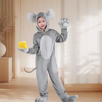 Детский костюм мышки для мальчиков и девочек, пижама для косплея для выступления на сцене фестиваля S