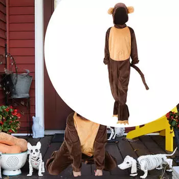 Детский костюм обезьяны, костюм для косплея животных для ролевых игр, карнавального фестиваля XS