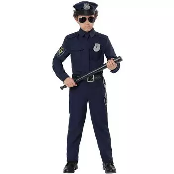 Детский костюм полиции S-XL, костюм COS, костюм для мальчиков на Хэллоуин, костюм для мальчиков на День защиты детей 1 июня S