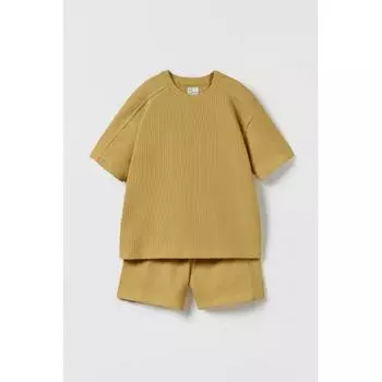 Детский костюм с вафельными шортами