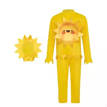 Детский костюм солнца для детей, детский косплей для тематической вечеринки в стиле карнавального костюма S