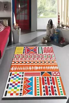 Детский ковер с 3D принтом, мягкий противоскользящий детский ковер, полиэстер, машинная тканая тонкая основа, забавные узоры, можно стирать