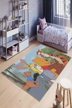 Детский ковер с 3D принтом, мягкий противоскользящий детский ковер, хлопковый машинный ковер, тонкая основа, забавные узоры, можно стирать