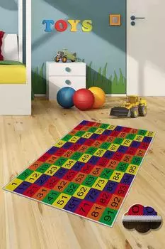 Детский ковер с 3D принтом, мягкий противоскользящий детский ковер, полиэстер, машинная тканая тонкая основа, забавные узоры, можно стирать