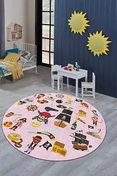 Детский ковер с 3D принтом, мягкий противоскользящий детский ковер, полиэстер, машинная тканая тонкая основа, забавные узоры, можно стирать