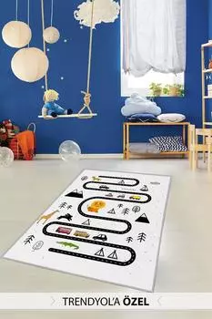 Детский ковер с 3D принтом, мягкий противоскользящий детский ковер, полиэстер, машинная тканая тонкая основа, забавные узоры, можно стирать