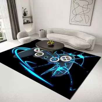 Детский ковер с героями мультфильмов для мальчиков, ковер для гостиной, коридора, балкона, нескользящий ковер для спальни, прикроватный коврик для ползания, противоскользящий напольный коврик 40x60cm