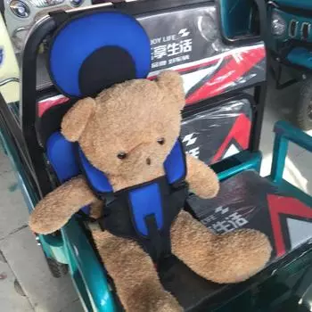 Детский коврик для безопасности от 6 месяцев до 12 лет, дышащие коврики для стульев, подушка для детского автокресла, регулируемая подушка для сиденья коляски