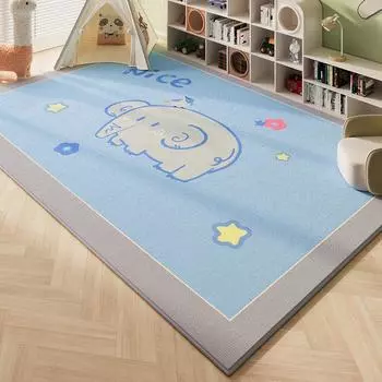 Детский кристальный бархатный ковер, мультяшный домашний ковер для ползания, диван, журнальный столик, коврик для спальни, ковер для гостиной 400mm x 600mm