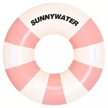 Детский круглый полосатый тюбик Sunny Water 75, розовый, 1 шт., корейские водные развлечения