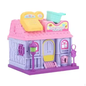 Детский кукольный домик с фигурками и мебелью для интерактивной ролевой игры College