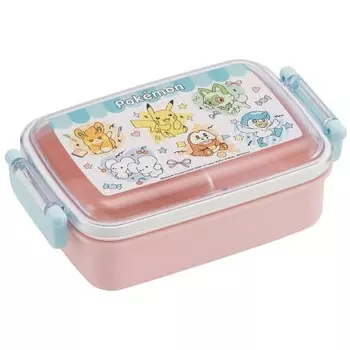 Детский ланч-бокс Skater, 1 ярус, 450 мл, пушистая куполообразная форма, антибактериальный, детский обед, сделано в Японии, раскладушка Pokemon RBF3ANAG