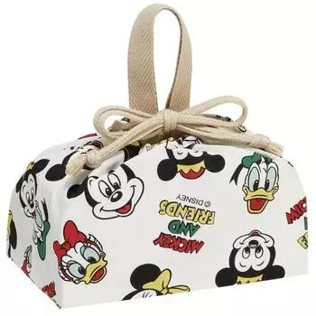 Детский ланч-бокс Skater, сумка на шнурке, Disney, Микки Маус и его друзья, кулинария, сделано в Японии KB7-A