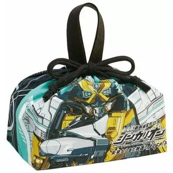Детский ланч-бокс Skater, сумка на шнурке, Shinkalion Movie Version, ширина 29 см x глубина 16,5 см x высота 12 см, сделано в Японии KB7