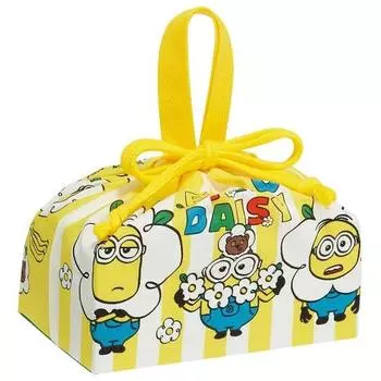 Детский ланч-бокс Skater, сумка на шнурке с клином, сделано в Японии, Minion 24, для мальчиков и девочек KB7