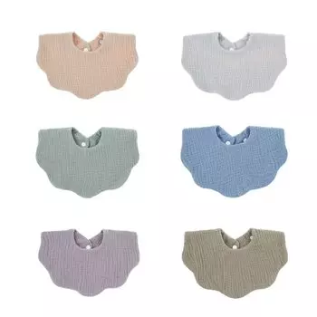 Детский лепесток для мальчиков и слюнявчик для еды для младенца Набор [DEJEXEGO] Слюнявчик, Однотонный, Форма, Слюнявчик, Девочки, Слюнявчик, Полотенце, Фартук, Салфетка, 100% хлопок,