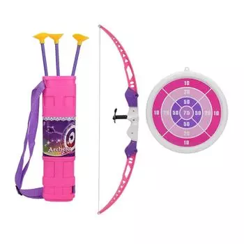 Детский лук для стрельбы из лука и присоска для стрельбы из лука, спортивный набор игрушек для стрельбы на открытом воздухе