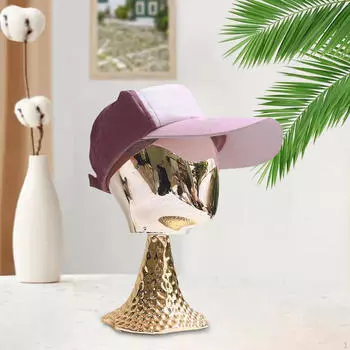 Детский манекен, голова, шляпа, стеллаж для выставки товаров, съемная многофункциональная подставка для парика, модель Gold Base