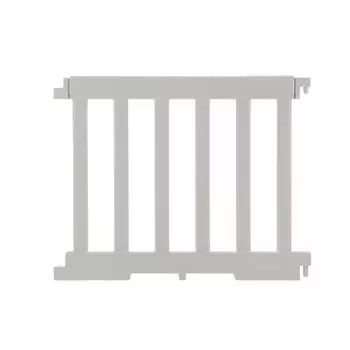 Детский манеж Richell, который также можно использовать как боковую панель-перегородку светло-серого цвета