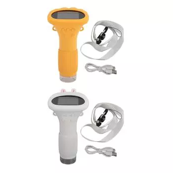 Детский микроскоп камера 1000X 2.0 дюймов IPS цветной экран с 8 светодиодами портативный цифровой микроскоп Yellow