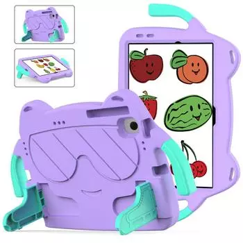 Детский милый чехол EVA для планшета Huawei MatePad 11 2023 SE 10.4 2023 2022, портативный противоударный чехол с задней подставкой MatePad 11 2023 чёрный