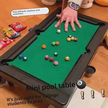 Детский мини-бильярдный стол - развивающая игра для родителей и детей для девочек и мальчиков