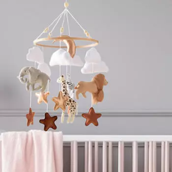 Детский мобиль для детской кроватки Домашний декор Погремушки для новорожденных Дети Младенцы