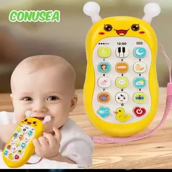 Детский мобильный телефон Детский телефон раннего образования Обучающая машина Моделирование укуса Интеллектуальные телефоны Дети 0-3 лет