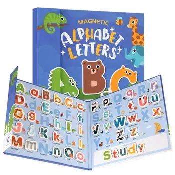 Детский мультфильм Магнитная английская буква головоломка словесная игра детское просвещение раннее образование головоломка игрушка One Size