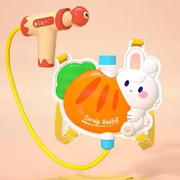 Детский мультяшный рюкзак, водный пистолет, летний пляжный водный пистолет, интерактивная игрушка для родителей и детей, летняя уличная игрушка B