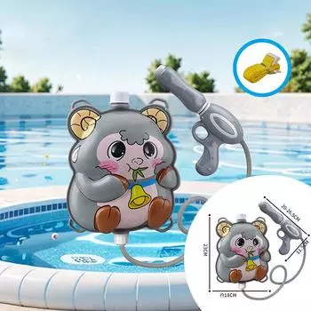 Детский мультяшный рюкзак, водный пистолет, летний пляжный водный пистолет, интерактивная игрушка для родителей и детей, летняя уличная игрушка