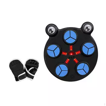 Детский музыкальный боксерский тренажер Wall Target Trainer Reaction Universal Response Training для чёрный
