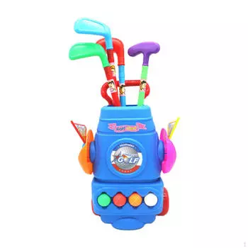 Детский набор для гольфа, игрушка для обучения в помещении, игра с мячом, подарки на день рождения, спорт для