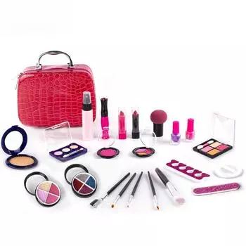 Детский набор для макияжа для девочек, модный и красивый игровой набор, игрушки для ролевых игр, косметическая игрушка для макияжа для детей, настоящая