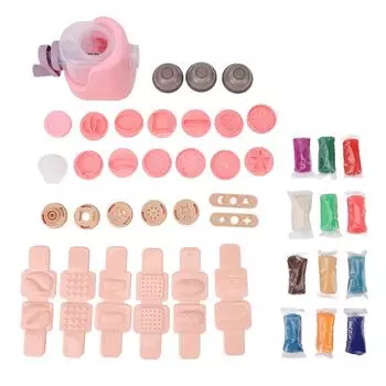 Детский набор для приготовления лапши с инструментами для моделирования, цветная глина, пластилин, машинка для приготовления лапши, игрушка для дома и детей