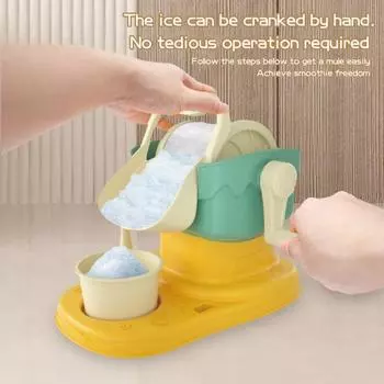 Детский набор для самостоятельного изготовления мороженого, простой и веселый игровой домик, игрушки, визуальный строганный лед, легко чистить, поощряет творческие поделки, набор включает в себя чашки для приготовления мороженого, кастрюлю set