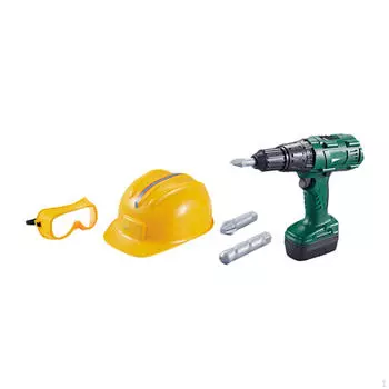 Детский набор инструментов Игрушка-конструктор Семейные игры для дня Образовательная реалистичная игра Монтессори Ролевые игры Green Drill