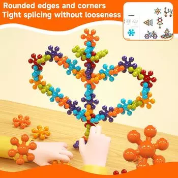 Детский набор креативных строительных блоков, развивающие игрушки, подходит для мальчиков и девочек в возрасте от 3 лет и старше, раннее образование, тренировка практических навыков One Size