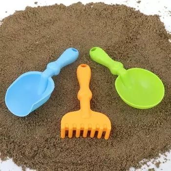 Детский набор мягких резиновых ударопрочных пляжных ведер для мальчиков и девочек, детская лопатка для копания песка, игры в снег, игрушки для воды