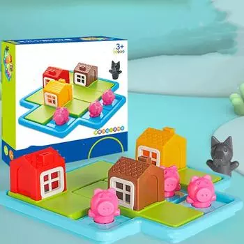 Детский набор настольных игр-головоломк, уровень раннего образования, обучающая игрушка логическому мышлению и концентрации, сказка, взаимодействие родителей и детей