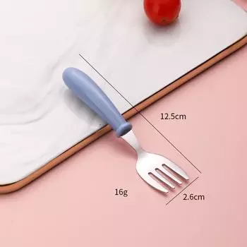 Детский набор столовых приборов из нержавеющей стали 304 - Детская ложка, вилка и столовая ложка