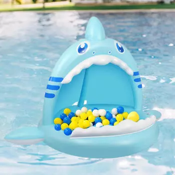 Детский надувной детский бассейн игровой центр портативный большой акула детский бассейн для патио