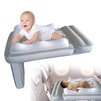 Детский надувной матрас с насосом для накачивания, ремень безопасности, надувная кровать для сна на заднем сиденье самолета, поезда, автомобиля 1 Set